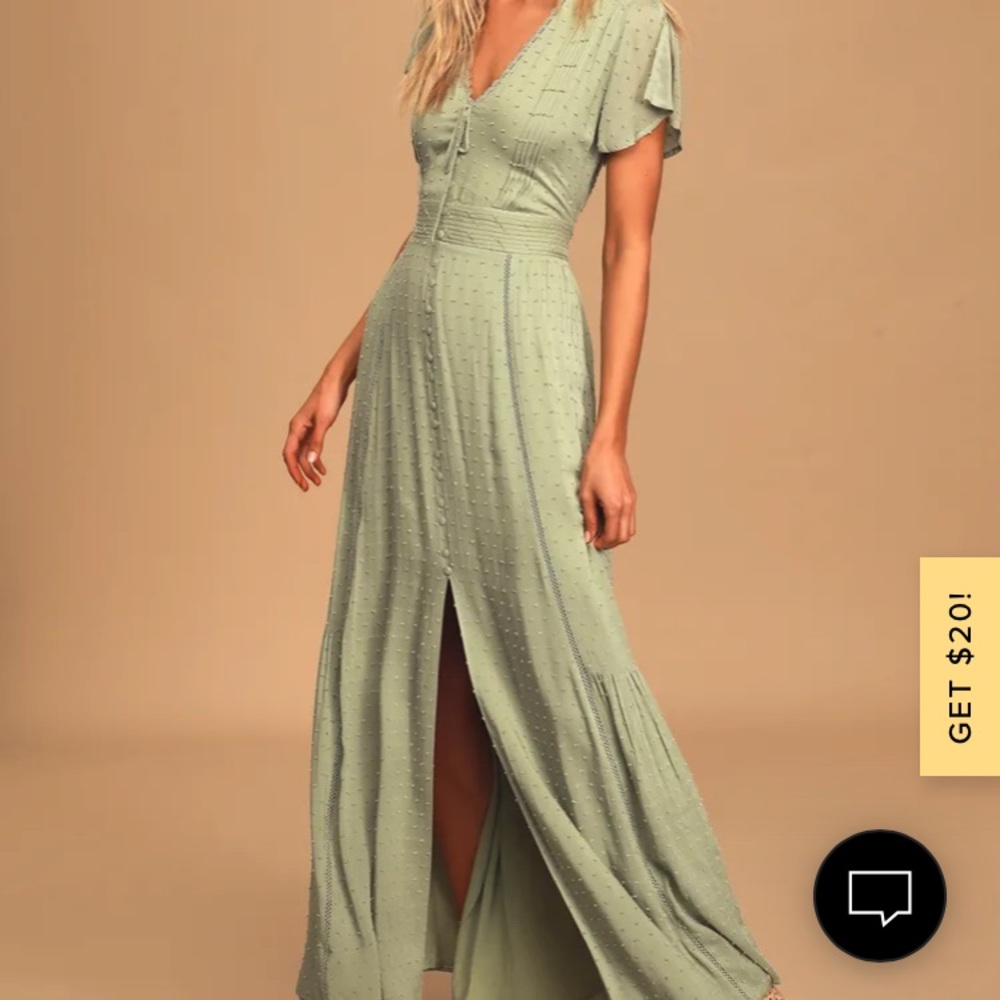 Lulu Sage Maxi Dress